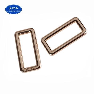 China Duable Customized Rectangle Ring Metal Zinc Alloy Square Ring Wholesaler Bag Decoration for sale