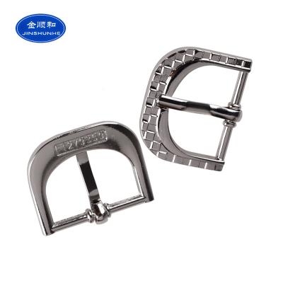 China Durable Customized Engrave Metal Pin Shoe Ornament Logo Buckle With Logo For Woman Shoes Bags Pin Buckles for sale