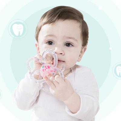 China 2022 European Patent Food Grade Spider Silicone Baby Teether for sale