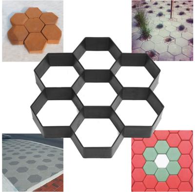 China Garden Decoration Colored Concrete Interlock Interlock Concrete Mold Paver Molds For Garden Decoration for sale