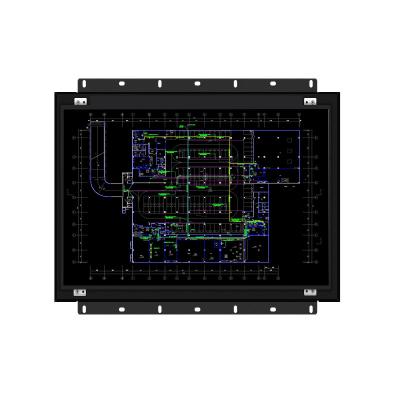 China Kiosk 15inch DC12v Open Frame Touch Screen Monitor VGA HDMI USB for sale