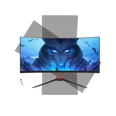 China 1500R 30 monitor aumentable del juego de la pared del monitor de la pulgada 200hz con el soporte girado en venta