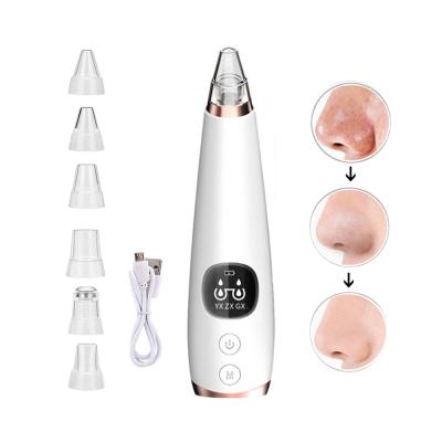 China Power Tool Kit Instrument Pore Cleanser Face Vacuum Blackhead Remover Acne Extractor Whitehead Removal With 6 Probes For All Skin for sale