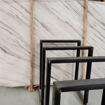 China China modern natural white with gray line coffee marble slab and tile for floor and wall directly from quarry for sale