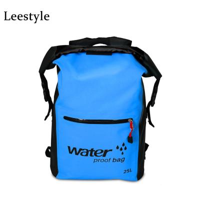 China 25L Travel Bag Cylinder Office Recreation Dry Bag Dry Bag Backpack 25L Heavy Duty Waterproof Travel Backpack Waterproof Dry Bag Backpack For Outdoor Water Sports for sale