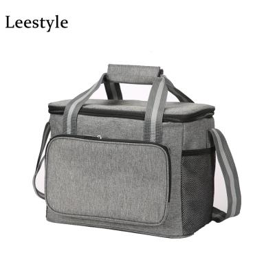 China Large Insulated Reusable Insulated Lunch Bag For Women Men Lunch Cooler Tote Bag With Adjustable Shoulder Strap Lunch Organizer for sale