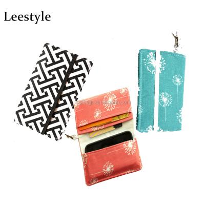 China Popular Printed Cotton Cell Phone Case Bag Fashion Wristband Wallet Case or Cell Phone Bag Canvas Cell Phone Bag for sale