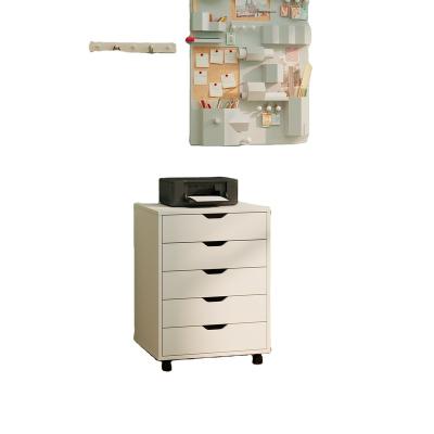 China (Size) Maxtown High Quality Adjustable Narrow White Small Drawer Unit With 5 Drawers For Office for sale