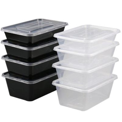 China Disposable Freshness Preservation Food Packing Boxes Plastic Containers For Takeaway Food Delivery for sale