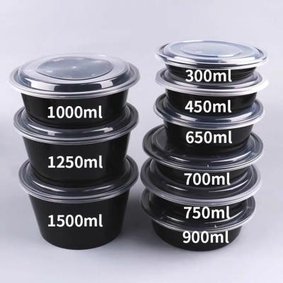 China 90 Containers Food Pack 59oz Disposable Plastic Containers BPA Free Bento Box With Lid Storage for sale