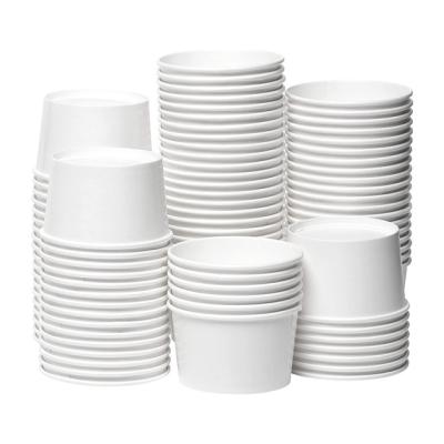 China Recyclable Biodegradable Packaging Ice Cream Disposable Eco Friendly Paper Cups for sale