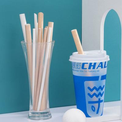 China Modern Simple Wholesale Kraft Paper Biodegradable Disposable Drinking Straw for sale