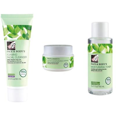 China 2020 New Design Fashion Nourishing Face Lotion Face Skin Care White Set for sale