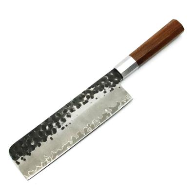 China Viable Professional Damascus Kitchen Knives Set VG10 Damascus Steel Japanese Nakiri Knife for sale