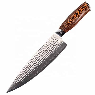 China Viable AMBER Knife OEM Kitchen Knife vg10 Damascus Steel Chef Knife for sale