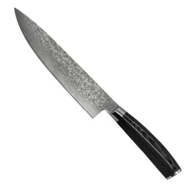 China Viable Forged Japanese Kitchen Knife Damascus Chef Knife vg10 Knife Handle Mosaic Pins for sale