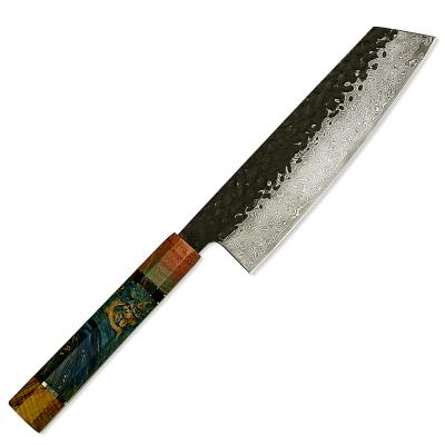 China 67 Layers Disposable Damascus VG 10 Kitchen Kiritsuke Knife Steel Japanese Kitchen Knives Set for sale