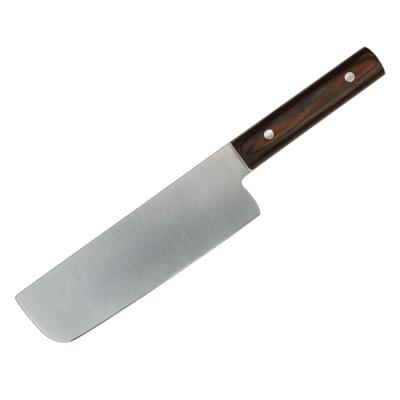 China Cleaver's Knife 1.4116 Full Tang Durable High Carbon German Steel Nakiri / Usuba Knife With Ergonomic Pakkawood Handle for sale