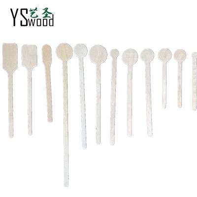 China Sustainable Disposable Round Head Wooden Sticks Special Sticks Square Head Wooden Cocktail sticks for sale