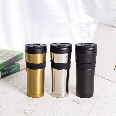 China 500ml double wall starbucks stainless steel travel coffee mug Coffee cup for sale