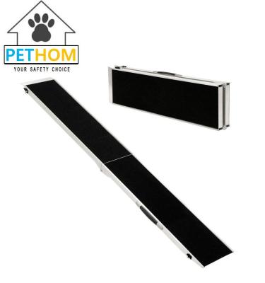 China 8ft aluminum pet dog ramp ladder truck suv van car  lightweight for sale