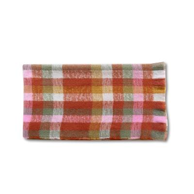 China Soft Touch Feeling Winter Print Luxury Custom Multi Function Acrylic Plaid 640g Scarf For Women for sale