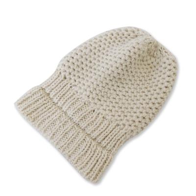 China COMMON Hot Selling Personalized Winter Knitted Woven Unisex Hat With Warm Lining for sale