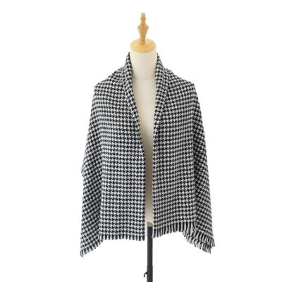 China Soft Touch Feeling Winter Professional Soft Cloth Design Long Wrap Shawl For Women for sale