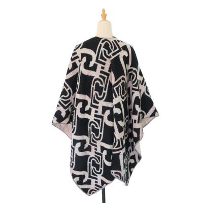 China Soft Touch Feeling Custom Design Fashion Autumn Winter High Quality Soft Long Cloth Shawl For Women for sale