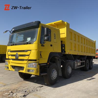 China China 8x4 New Howo Heavy Duty Dump Sinotruk Tipper Truck For Sale Yellow > 8L for sale