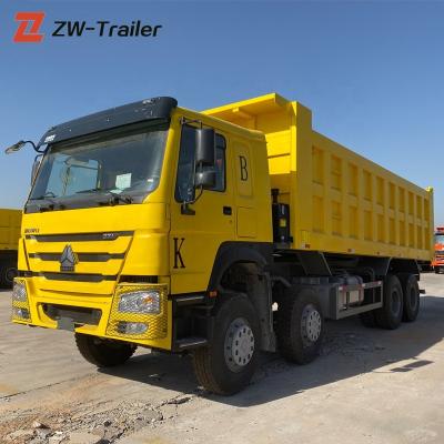 China Sinotruk Howo 8x4 LHD RHD Custom Payload 60tons 12 Wheeler Heavy Duty Dump Trucks 6 - 8L for sale