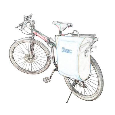 China Waterproof bag for bicycle tarpaulin PVC saddlebag promotional bag waterproof PVC outdoor activities bicycle item bag for cycling for sale