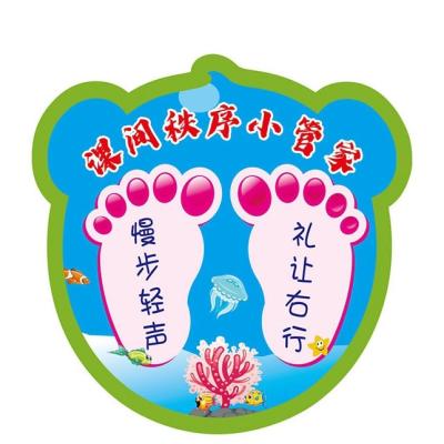 China Transparent Vinyl Sticker Waterproof Hot Selling Paper Waterproof Label Customize PVC Vinyl Floor Sticker for sale