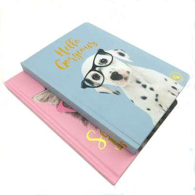 China Cute Hardcover Notebook Low MOQ Hardcover Book Notebook Custom Notebook Printing Your Design Diary Journal Notebook for sale