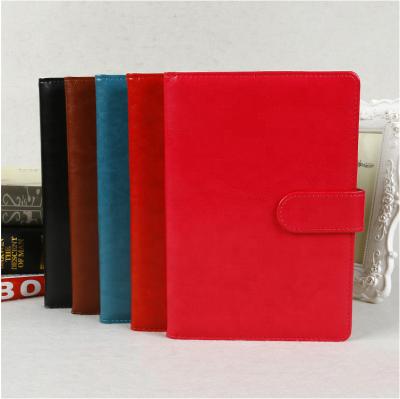 China PU Colors A5 Size PU Leather Notebook Cover, Faux Leather Hardcover Book Embossed Notebook for sale