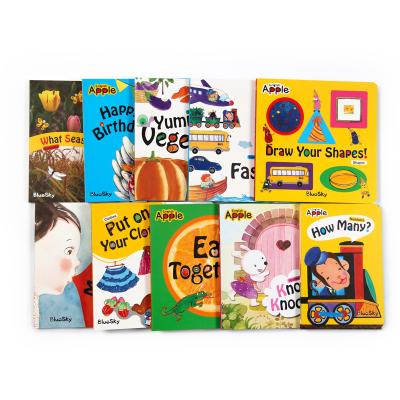 China Education Toy / Children's Book Funny Books Kids English Short Story Around The Corner Board Book Children Board Book Printing Service for sale