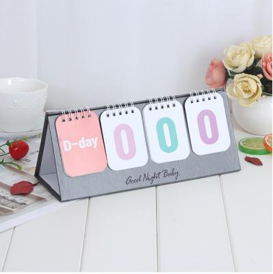 China Table Calendar Countdown Calendar Customized Wholesale Creative Table Calendar for sale