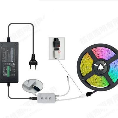 China LED Strip Light RGB 5050Neon Flexible Ribbon RGB 5050 SMD Waterproof Cable 220V RGB Led Strip Light 5000mm*10mm for sale