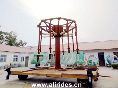 China trailer mounted airborne shot Portable Rides Mobile Rides Amusement Rides on Trailer for sale