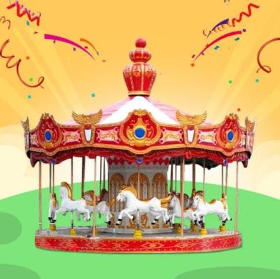 China christmas carousel high-quality hot-selling carousel horse for sale kids merry go round animal horse for sale