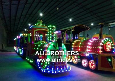 China Train Rides Electric Amusement Park Trains For Kids Birthday Parties Sale for sale