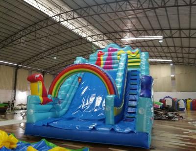 China Bouncy slide inflatable fun castle infatable slide for amusement park for sale