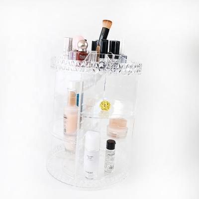 China Box Spring Cosmetic Sign 360 Degree Rotating Cosmetic Organizer for sale