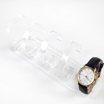 China Display Spring Sign Small 5 Pieces Of Transparent Acrylic Display Stand Watch for sale