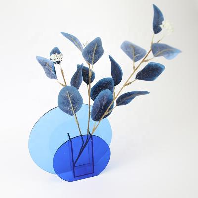 China Gift Spring Sign Ins Style Acrylic Vase Decoration Living Room Ornaments Floral Vases for sale