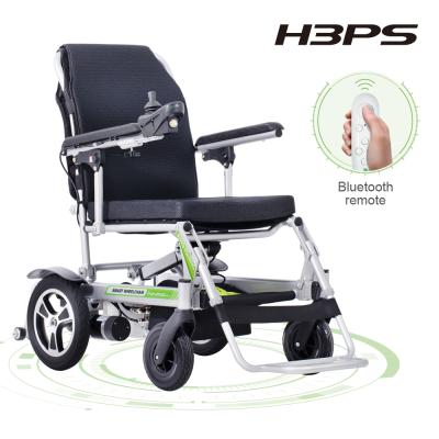 China High Quality H3PS Alloy Power Aluminum Auto Folding Lightweight Wheelchair For Disabled H3PS for sale