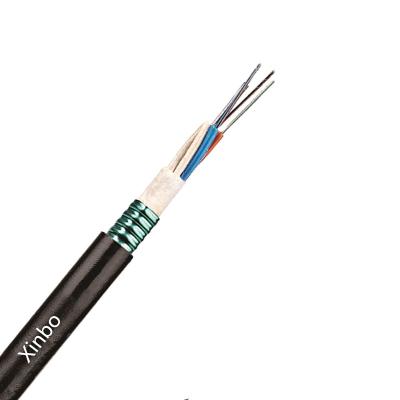 China Outdoor Direct Buried Singlemode Fiber Optic Cable Suppliers For Myanmar Algeria Fiber Optic Cable for sale