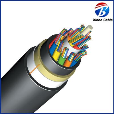 China 2/4/6/8/12/16/24 Core Outdoor Armored Single Mode GYXTW Fiber Optic Cable Fiber Optic Cable Prices Per Meter for sale