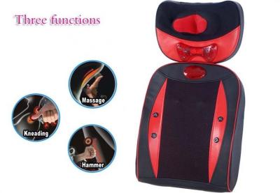 China Kneading And Heating Back Massage Chair Pad with 6 heads for back and waist for sale