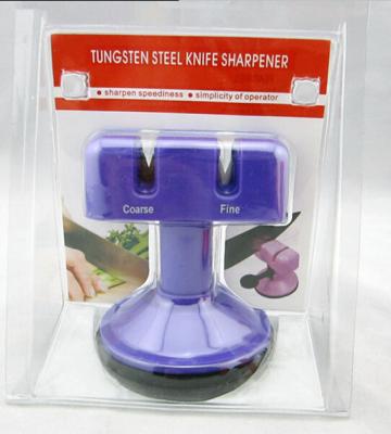 China OEM Stock knife sharpener with suction pad / knife sharpening for sale